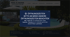 Desktop Screenshot of pool-sauna.de